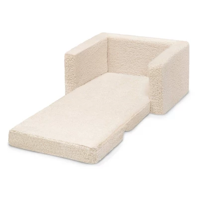 Delta Children Kids' Cozee Flip-Out Sherpa 2-in-1 Convertible Chair 6 Delta Children Kids' Cozee Flip-Out Sherpa 2-in-1 Convertible Chair - Image 6