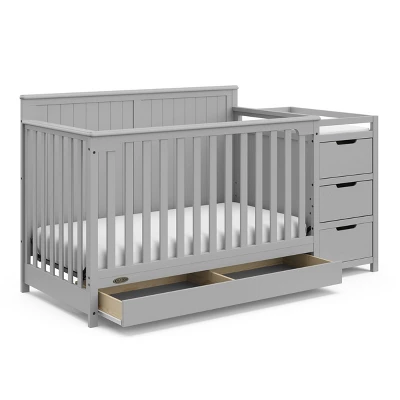 Graco Hadley 5-in-1 Convertible Crib And Changer With Drawer 12 Graco Hadley 5-in-1 Convertible Crib And Changer With Drawer - Image 12