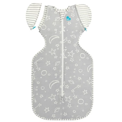 Love To Dream Swaddle Wrap - Moon And Stars Gray 5 Love To Dream Swaddle Wrap - Moon And Stars Gray - Image 5
