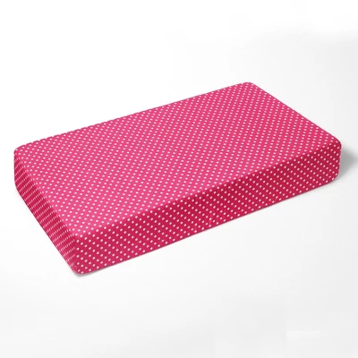 Bacati - Love Black Fuschia 4 Pc Crib Bedding Set With Diaper Caddy 4 Bacati - Love Black Fuschia 4 Pc Crib Bedding Set With Diaper Caddy - Image 4