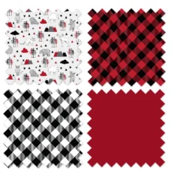 Bacati - Lumberjack Red Black Gray 10 Pc Crib Bedding Set With Long Rail Guard Cover -Baby Products Store GUEST aa8d3e10 329a 42e5 beef f3becf49dfed