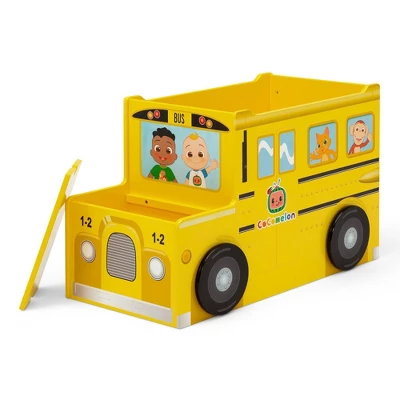 Delta Children Cocomelon School Bus Toy Box - Greenguard Gold Certified 7 Delta Children Cocomelon School Bus Toy Box - Greenguard Gold Certified - Image 7