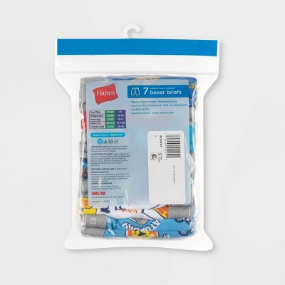 Hanes Toddler Boys' 7pk Day Of The Week Printed Boxer Briefs 2 Hanes Toddler Boys' 7pk Day Of The Week Printed Boxer Briefs - Image 2