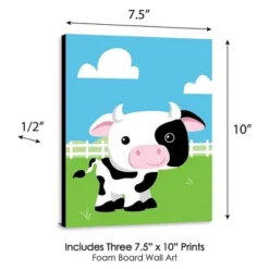 Big Dot Of Happiness Farm Animals - Barnyard Nursery Wall Art And Kids Room Decorations - Gift Ideas - 7.5 X 10 Inches - Set Of 3 Prints -Baby Products Store GUEST aeccf588 a67d 452a b268 3ebabba09950