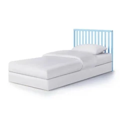 Suite Bebe Palmer 3-in-1 Convertible Mini Crib With Mattress Pad - Blue -Baby Products Store GUEST b02ba05b 7cea 48a1 bbaa 63f588548c0d
