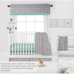 Bacati - Love Gray Mint 10 Pc Crib Bedding Set With 2 Crib Fitted Sheets 12 Bacati - Love Gray Mint 10 Pc Crib Bedding Set With 2 Crib Fitted Sheets -Baby Products Store GUEST b05e8472 7774 48f6 8bb6 145278046c70