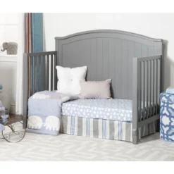 Sorelle Fairview 4-in-1 Standard Full-Sized Crib Gray