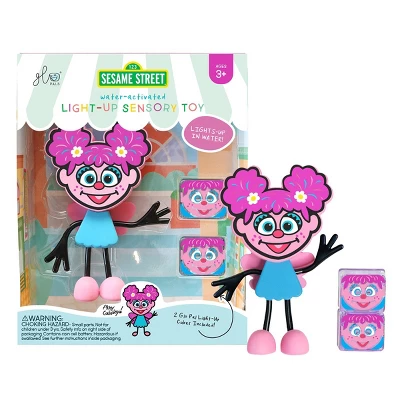 Glo Pals Sesame Street Character Abby Cadabby & 6 Light Up Water Cubes 1 Glo Pals Sesame Street Character Abby Cadabby & 6 Light Up Water Cubes