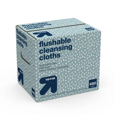 Flushable Cleaning Cloths - Fresh Scent - Up & Up™ 1 Flushable Cleaning Cloths - Fresh Scent - Up & Up™