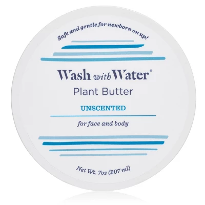 Wash With Water Plant Body Butter (Unscented), Vegan Healing Ointment Cream For Dry & Sensitive Skin, 7 Oz Tub 9 Wash With Water Plant Body Butter (Unscented), Vegan Healing Ointment Cream For Dry & Sensitive Skin, 7 Oz Tub - Image 9