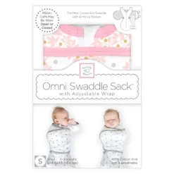 SwaddleDesigns Omni Swaddle Sack Swaddle Wrap - Pink Heavenly Floral - S - 0-3 Months -Baby Products Store GUEST b53e2725 eb56 446d 986e 5cb6a9f107e0