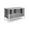 Baby Cache Deux Remi 3-in-1 Convertible Island Crib - White/Black