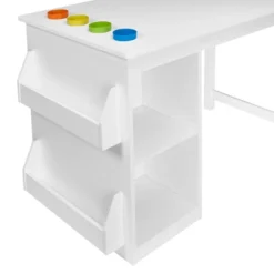 Kids' Art Activity Table With Storage White - RiverRidge Home 9 Kids' Art Activity Table With Storage White - RiverRidge Home -Baby Products Store GUEST b5decb36 2a31 440c b81d d11273454525