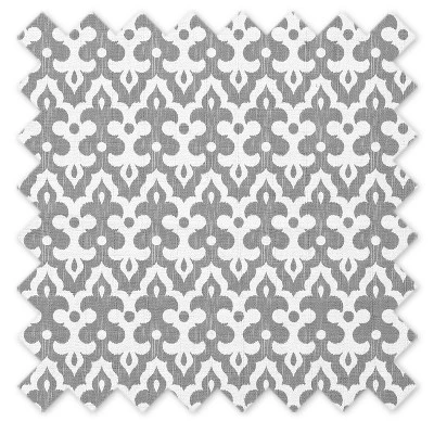 Bacati - Ikat Gray Damask Muslin 100 Percent Cotton Universal Baby US Standard Crib Or Toddler Bed Fitted Sheet 4 Bacati - Ikat Gray Damask Muslin 100 Percent Cotton Universal Baby US Standard Crib Or Toddler Bed Fitted Sheet - Image 4