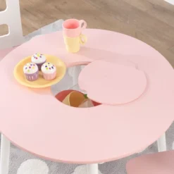 Round Storage Table And Chair Set White/Pink - KidKraft -Baby Products Store GUEST b85c1338 2c42 4740 8847 fac2b93f5da2