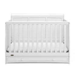 Graco Asheville 5-in-1 Convertible Crib With Drawer - White -Baby Products Store GUEST b867450a 2135 43d2 a56b 7366f45d9c16