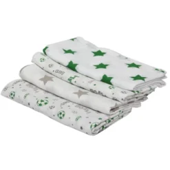 Bacati - Soccerball Green/Gray Muslin Swaddling Blankets Set Of 4 6 Bacati - Soccerball Green/Gray Muslin Swaddling Blankets Set Of 4 -Baby Products Store GUEST bd68b5d3 ec24 4cee a141 91ed66aae1fa