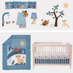 Disney Baby Lambs & Ivy Lion King Adventure Baby Crib Bedding Set - 3pc