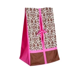 Bacati - Damask Pink Fuschia Chocolate 4 Pc Crib Bedding Set With Diaper Caddy -Baby Products Store GUEST bfb5b560 0718 4359 b1b7 591da622a01c