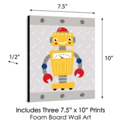 Big Dot Of Happiness Gear Up Robots - Nursery Wall Art And Kids Room Decor - 7.5 X 10 Inches - Set Of 3 Prints 7 Big Dot Of Happiness Gear Up Robots - Nursery Wall Art And Kids Room Decor - 7.5 X 10 Inches - Set Of 3 Prints -Baby Products Store GUEST c3637006 e972 41b8 8a68 07b627524054