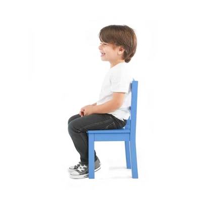 5pc Kids' Wood Table And Chair Set Green/Blue/Gray - Humble Crew 9 5pc Kids' Wood Table And Chair Set Green/Blue/Gray - Humble Crew - Image 9