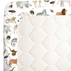 NoJo Watercolor Jungle Friends Mini Crib Sheet 5 NoJo Watercolor Jungle Friends Mini Crib Sheet -Baby Products Store GUEST c616ce14 59b7 461e a185 15c13cccacee