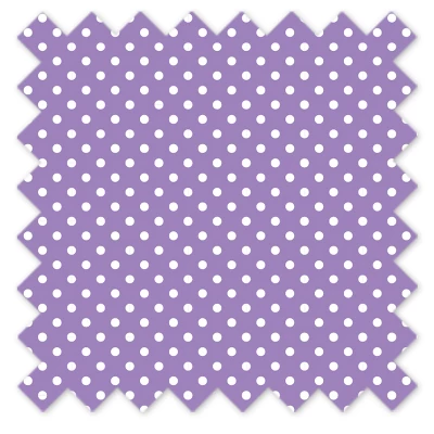 Bacati - Lilac Pin Dots 3 Pc Toddler Bed Sheet Set 6 Bacati - Lilac Pin Dots 3 Pc Toddler Bed Sheet Set - Image 6
