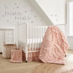 Skylar Blush 4-Piece Crib Bedding Set - Levtex Baby
