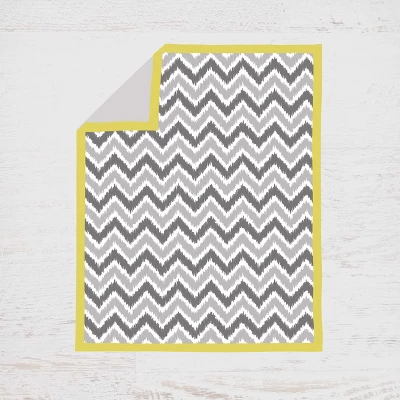 Bacati - Ikat Dots Giraffe Yellow Grey Muslin Neutral 3 Pc Crib Set 1 Bacati - Ikat Dots Giraffe Yellow Grey Muslin Neutral 3 Pc Crib Set