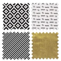 Bacati - Love Black Gold 4 Pc Crib Bedding Set With Diaper Caddy -Baby Products Store GUEST cbd2e0b0 58b8 48da 8189 7a68a2e03769