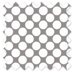 Baby Products Store 9 Bacati - Large Dots Crib/Toddler Bed Skirt - Gray