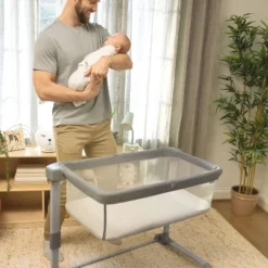 SwaddleMe Beginnings Bassinet Select - Compact Fold Multi-Position Baby Bassinet With Air Flow Mattress - Gray Tweed 11 SwaddleMe Beginnings Bassinet Select - Compact Fold Multi-Position Baby Bassinet With Air Flow Mattress - Gray Tweed -Baby Products Store GUEST d16dddc1 289c 47f4 ab97 1236f84ebaf0