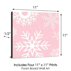 Big Dot Of Happiness Pink Winter Wonderland - Kids Room Nursery Decor & Home Decor - 11 X 11 Inches Nursery Wall Art - Set Of 4 Prints For Baby's Room 9 Big Dot Of Happiness Pink Winter Wonderland - Kids Room Nursery Decor & Home Decor - 11 X 11 Inches Nursery Wall Art - Set Of 4 Prints For Baby's Room -Baby Products Store GUEST d25dbd35 3b48 4c70 a78e bfb27a9ccd63