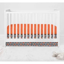 Bacati - Playful Fox Orange Gray 10 Pc Crib Bedding Set With Long Rail Guard Cover 15 Bacati - Playful Fox Orange Gray 10 Pc Crib Bedding Set With Long Rail Guard Cover -Baby Products Store GUEST d2d9b358 21ed 4efd 96aa 7d193edd385d