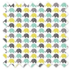 Bacati - Elephants Mint/Yellow/Gray 3 Pc Crib Bedding Set -Baby Products Store GUEST d4535226 e800 4739 a94d bc29f1856597