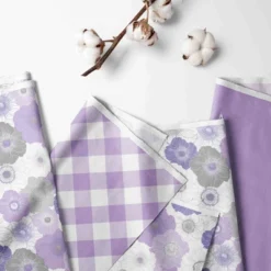 Bacati - Watercolor Floral Purple Gray 10 Pc Girls Crib Bedding Set With Long Rail Guard Cover -Baby Products Store GUEST d7d951dc b5da 40dd be1a a96999600f48 1