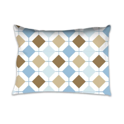 Bacati - Mod Diamonds Stripes Aqua Teal Beige Chocolate 3 Pc Toddler Sheet Set 1 Bacati - Mod Diamonds Stripes Aqua Teal Beige Chocolate 3 Pc Toddler Sheet Set