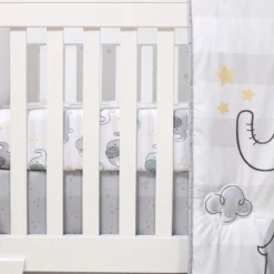 The Peanutshell Elephant Dreams 5-Piece Baby Crib Bedding Set With Quilt And Blanket -Baby Products Store GUEST d8a529a4 932b 41a2 9556 a22ece18390d