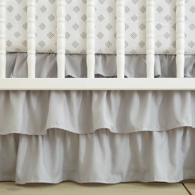 Willow 5-Piece Crib Bedding Set- Grey - Levtex Baby 4 Willow 5-Piece Crib Bedding Set- Grey - Levtex Baby - Image 4