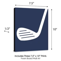 Big Dot Of Happiness Par-Tee Time - Golf - Sports Nursery Wall Art, Kids Room Decor & Game Room Home Decor - 7.5 X 10 Inches - Set Of 3 Prints -Baby Products Store GUEST df0f539c 1b4b 4099 9770 7fc00e730c3b