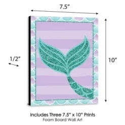 Big Dot Of Happiness Let's Be Mermaids - Baby Girl Nursery Wall Art, Kids Room Decor & Home Decor - Gift Ideas - 7.5 X 10 Inches - Set Of 3 Prints -Baby Products Store GUEST e022285a 04bb 4699 9d4c fcd49fa03be3