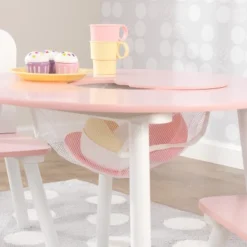 Round Storage Table And Chair Set White/Pink - KidKraft -Baby Products Store GUEST e0b9addd e1a5 4cae 8f2b 400a39280c5b
