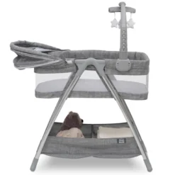 Simmons Kids' City Sleeper Bassinet - Gray Tweed -Baby Products Store GUEST e3bc93e4 dad9 463d bbe2 b5ee21d9352b