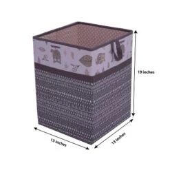 Bacati - Owls Gray/Beige Neutral Collapsible Laundry Hamper -Baby Products Store GUEST e3f77835 c023 4445 b6a8 c3e14c0d83f7