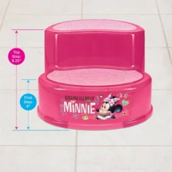 Disney Minnie Mouse 2-Tier Step Stool -Baby Products Store GUEST e62a9a6a 53df 4c57 b222 90d61a55fd63