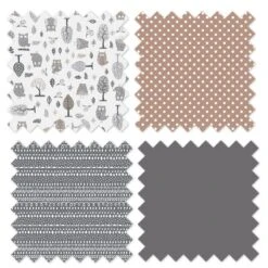 Bacati - Owls Gray/Beige Neutral Collapsible Laundry Hamper -Baby Products Store GUEST ea2ff47d 533f 4f46 a57f 81fb2851d652