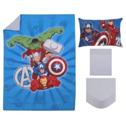 4pc Toddler Marvel Team Avengers Bedding Set 10 4pc Toddler Marvel Team Avengers Bedding Set -Baby Products Store GUEST ec743705 1481 4848 8dd4 fd53ee29b8a8