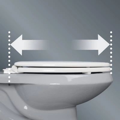 Mayfair By Bemis NextStep2 Never Loosens Round Enameled Wood Children's Potty Training Toilet Seat With Easy Clean And Slow Close Hinge - White 8 Mayfair By Bemis NextStep2 Never Loosens Round Enameled Wood Children's Potty Training Toilet Seat With Easy Clean And Slow Close Hinge - White - Image 8