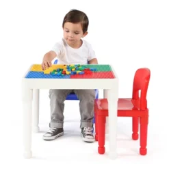 3pc 2 In 1 Square Activity Table With 2 Chairs Blue/Red - Humble Crew 12 3pc 2 In 1 Square Activity Table With 2 Chairs Blue/Red - Humble Crew -Baby Products Store GUEST ee15a857 96d7 4765 9490 bdb63ffd9cd7