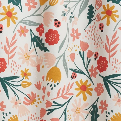 In The Garden Full Printed Blackout Kids' Curtain Panel - Pillowfort™ 2 In The Garden Full Printed Blackout Kids' Curtain Panel - Pillowfort™ - Image 2